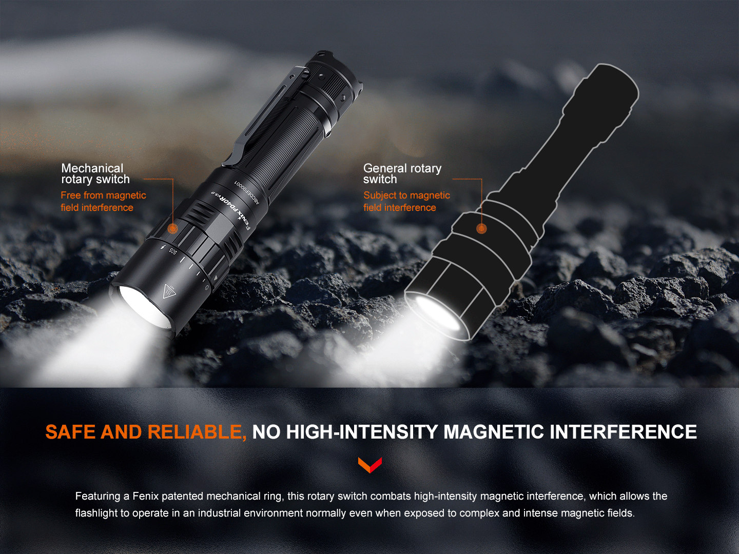 Fenix PD40R V3 Rechargeable Flashlight-12