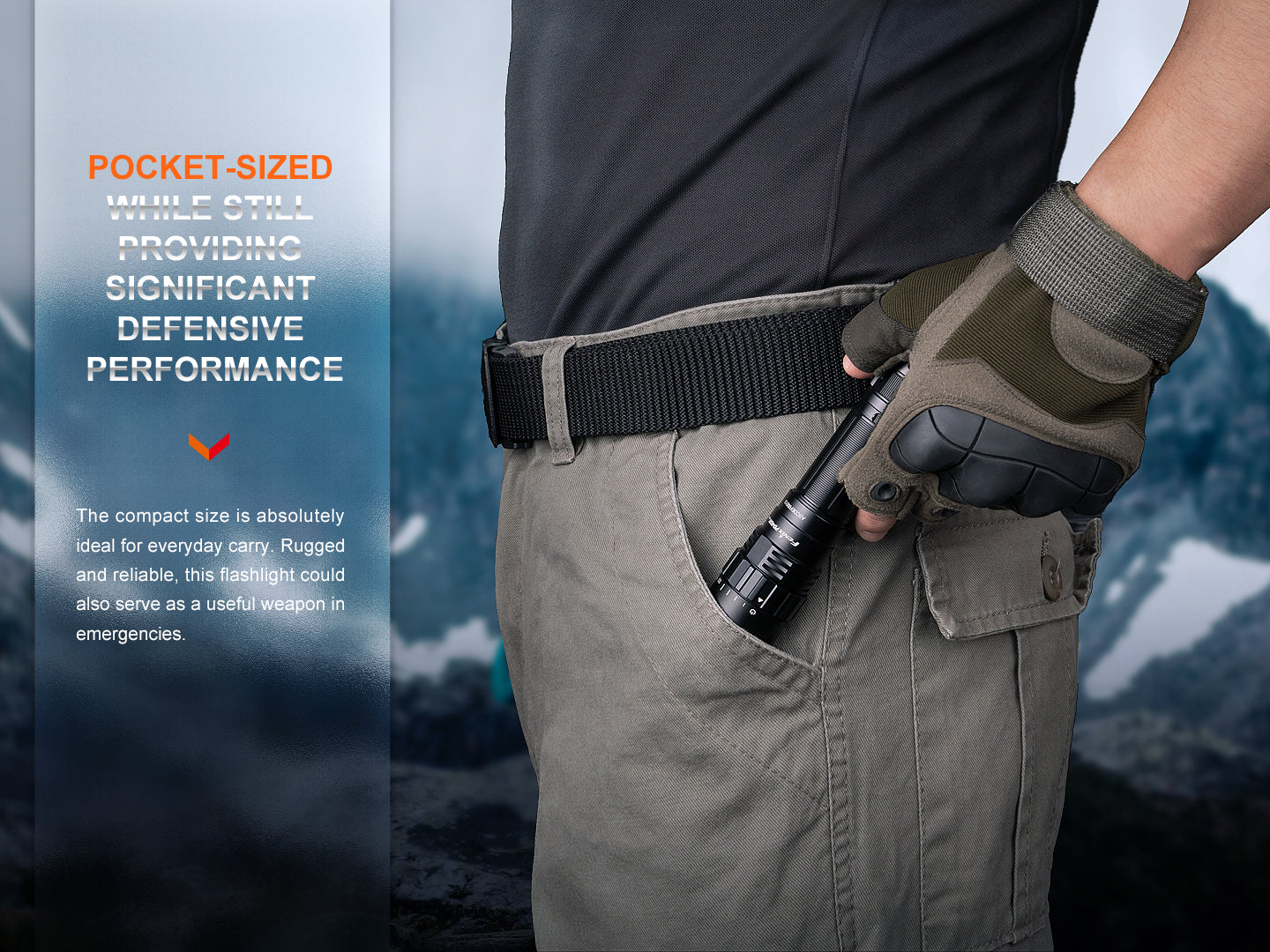 Fenix PD40R V3 Rechargeable Flashlight-2
