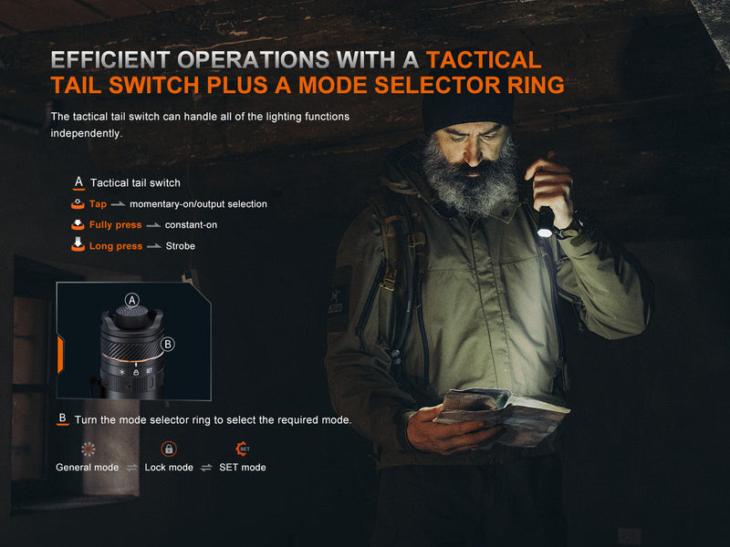 Fenix PD45R ACE Multi-Mode Tactical Flashlight-5