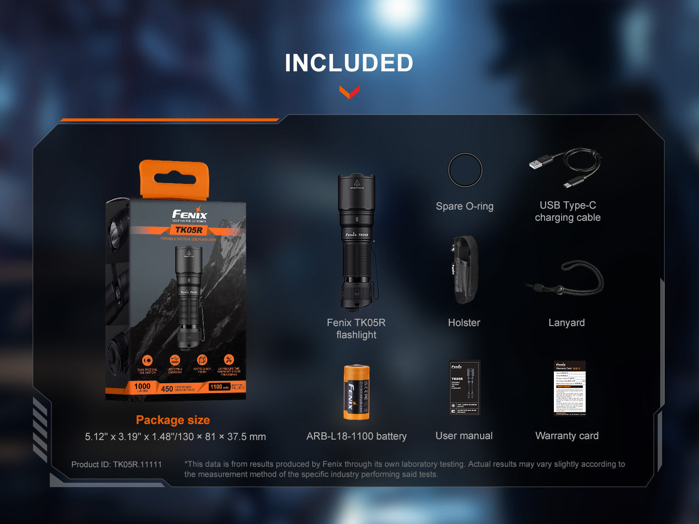 Fenix TK05R Compact Tactical EDC Flashlight-15