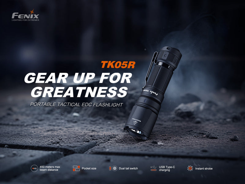 Fenix TK05R Compact Tactical EDC Flashlight-3