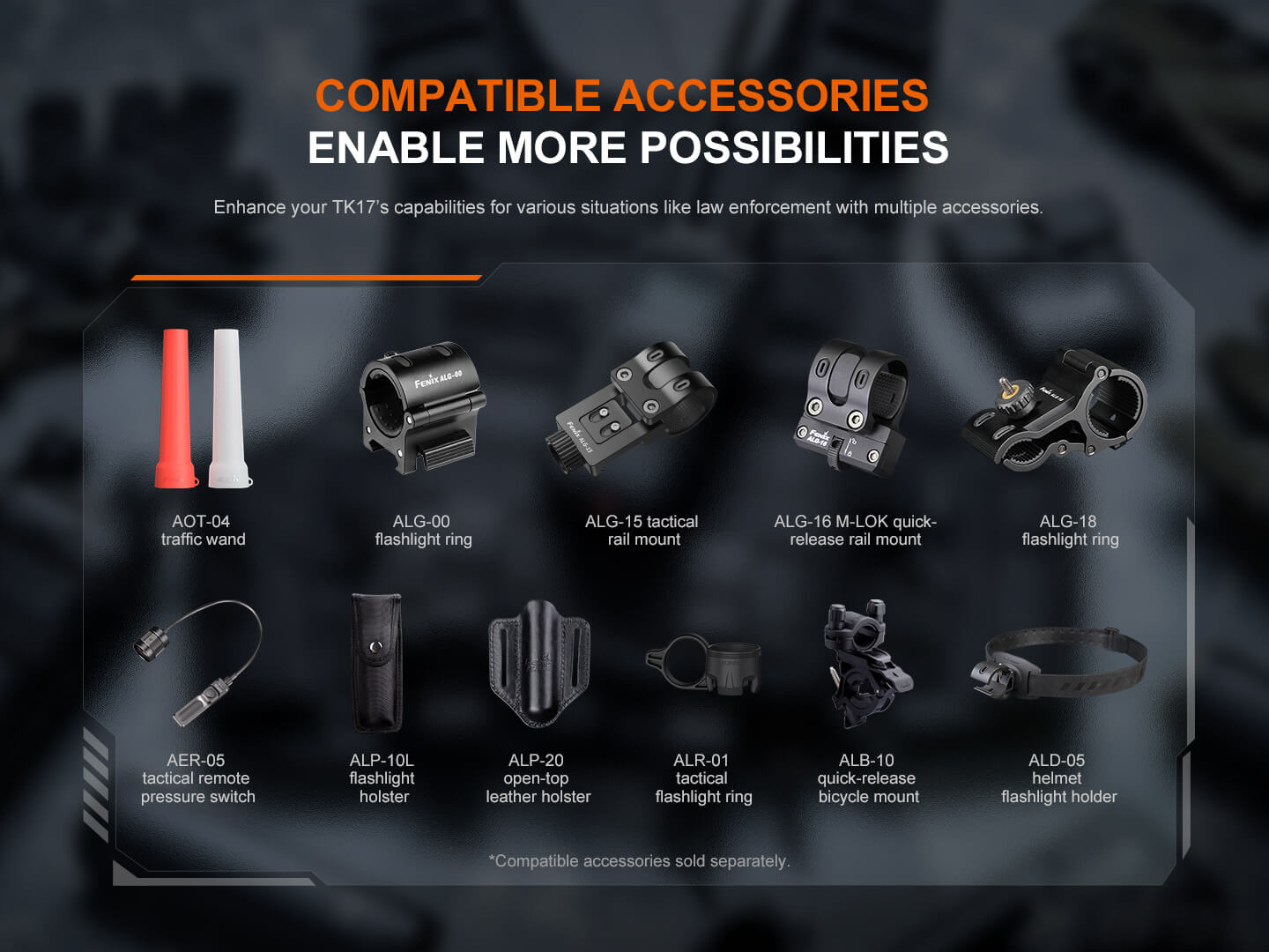 Fenix TK17 Dual Switch Tactical Flashlight-16