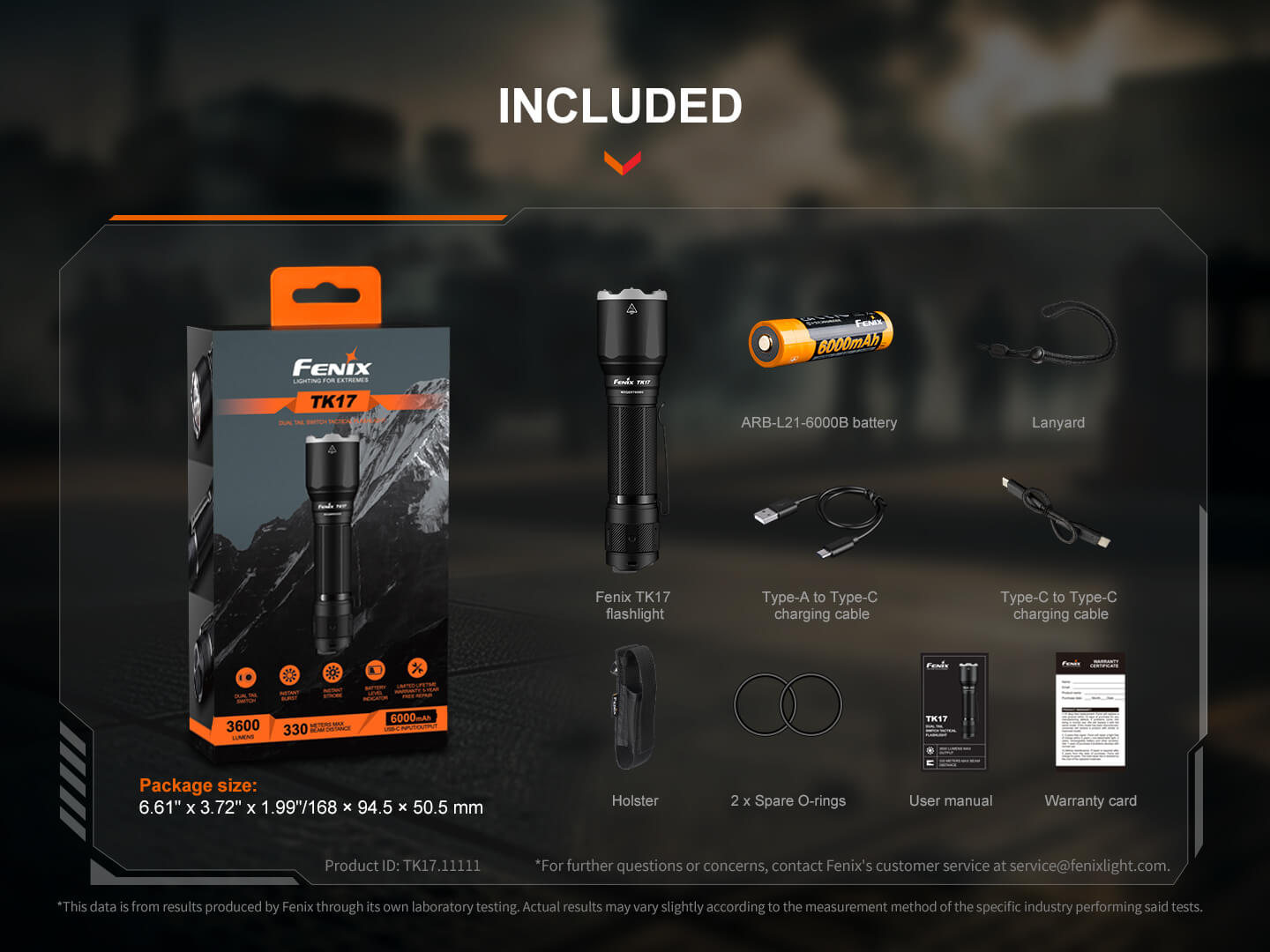 Fenix TK17 Dual Switch Tactical Flashlight-17