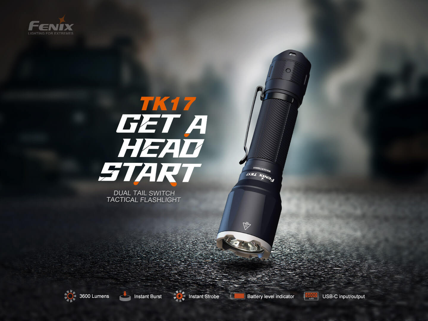 Fenix TK17 Dual Switch Tactical Flashlight-3