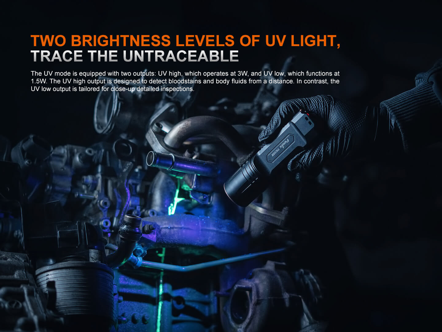 Fenix TK35R UV Light Rechargeable High-Performance Tactical Flashlight-5