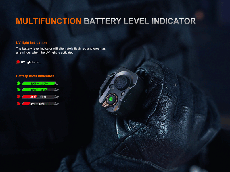 Fenix TK35R UV Light Rechargeable High-Performance Tactical Flashlight-7