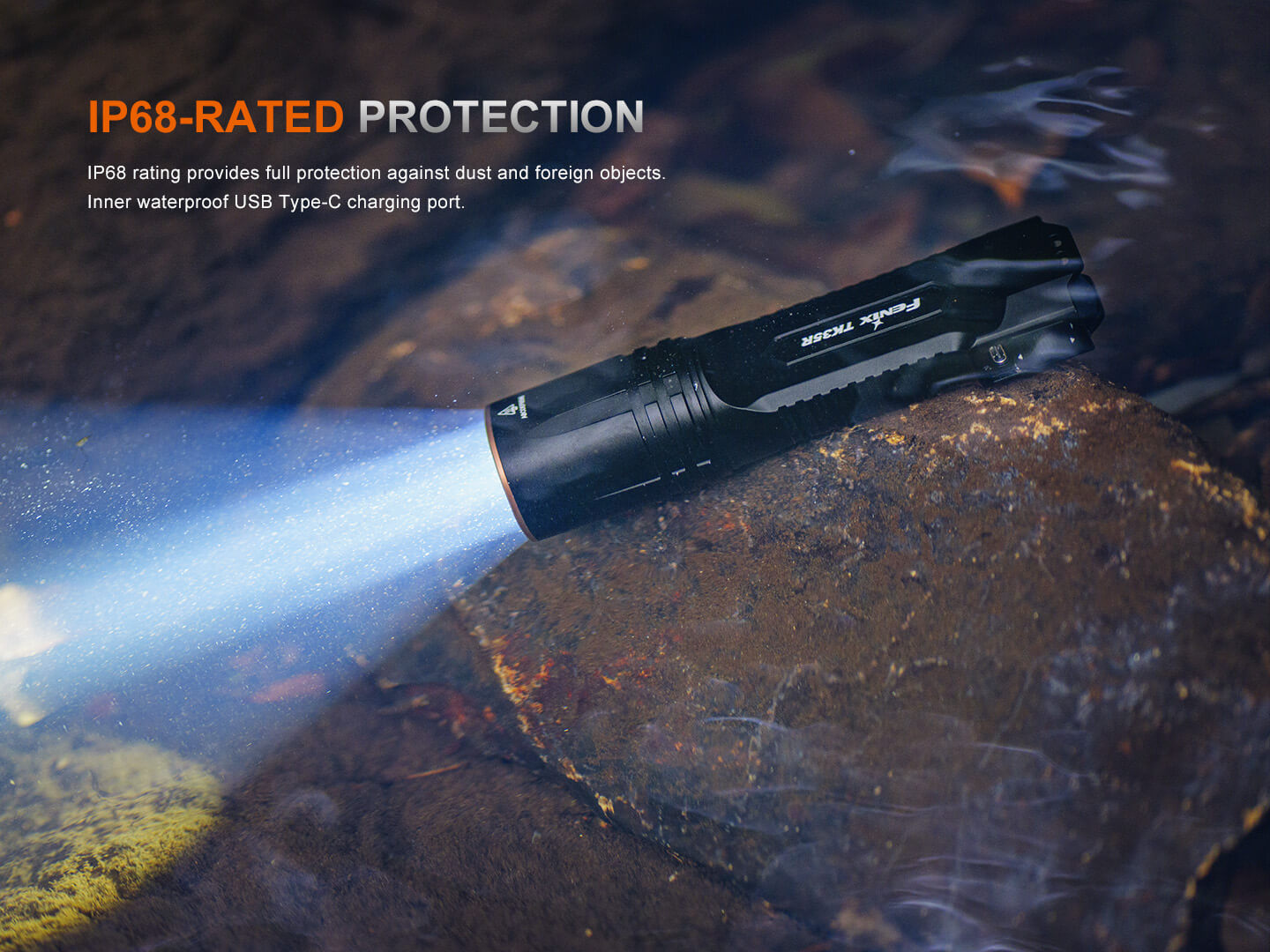 Fenix TK35R UV Light Rechargeable High-Performance Tactical Flashlight-14
