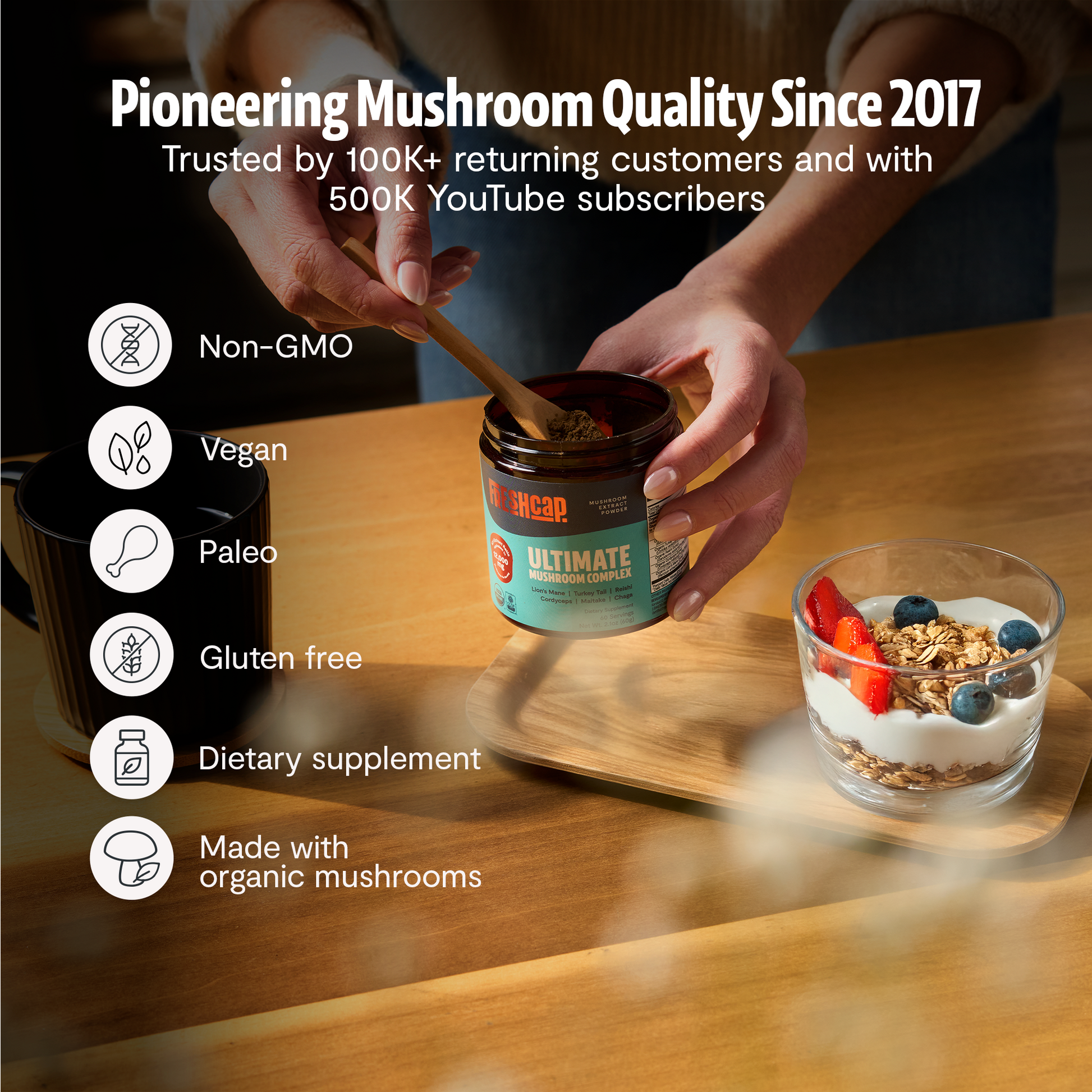 Organic Mushroom Extract Powder Blend-20