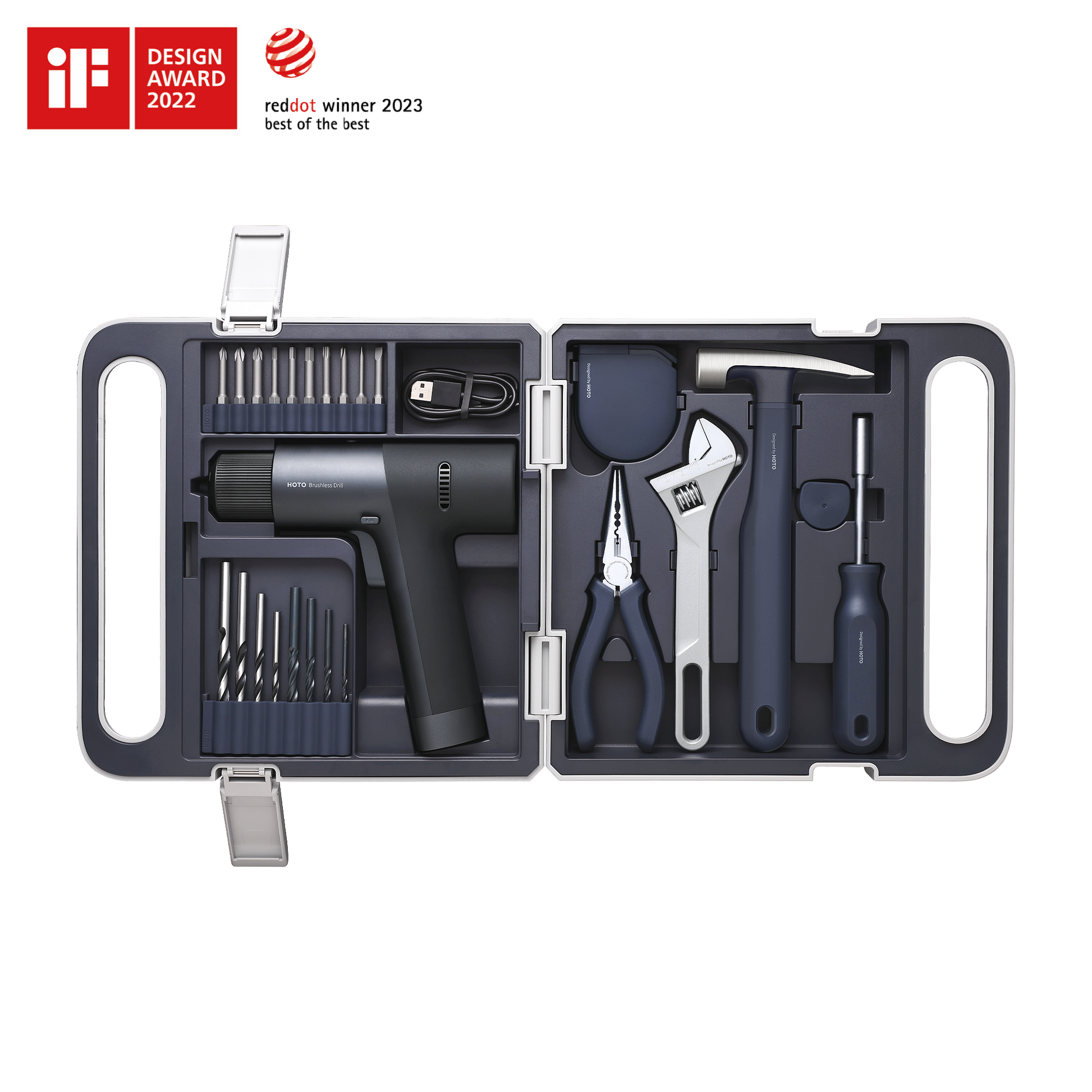 12V Brushless Drill Tool Set-1