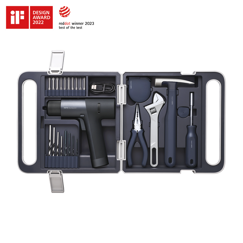 12V Brushless Drill Tool Set-1