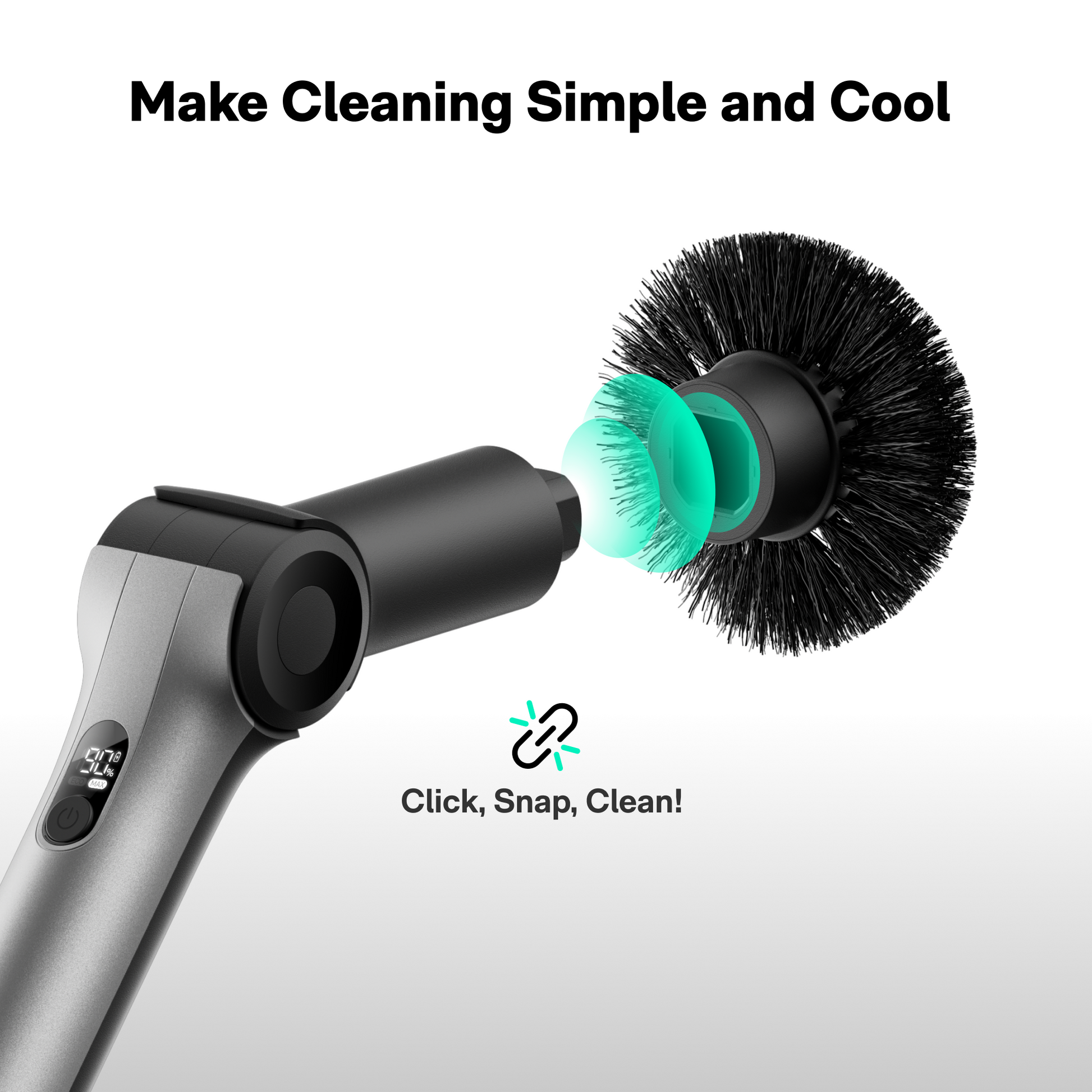 HOTO Flexi™ Cordless Spin Scrubber-13