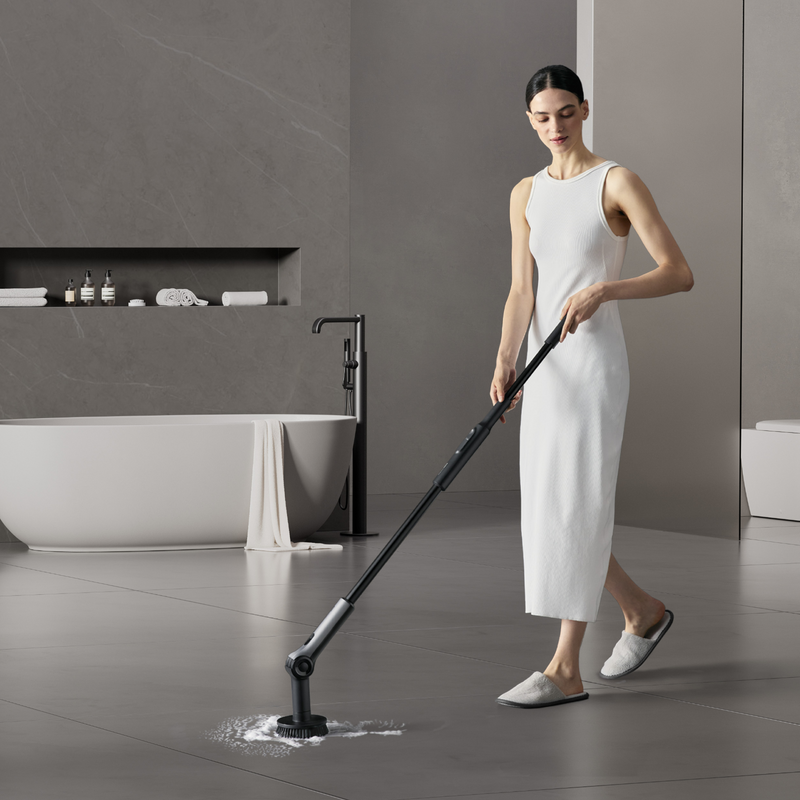HOTO Flexi™ Cordless Spin Scrubber-2