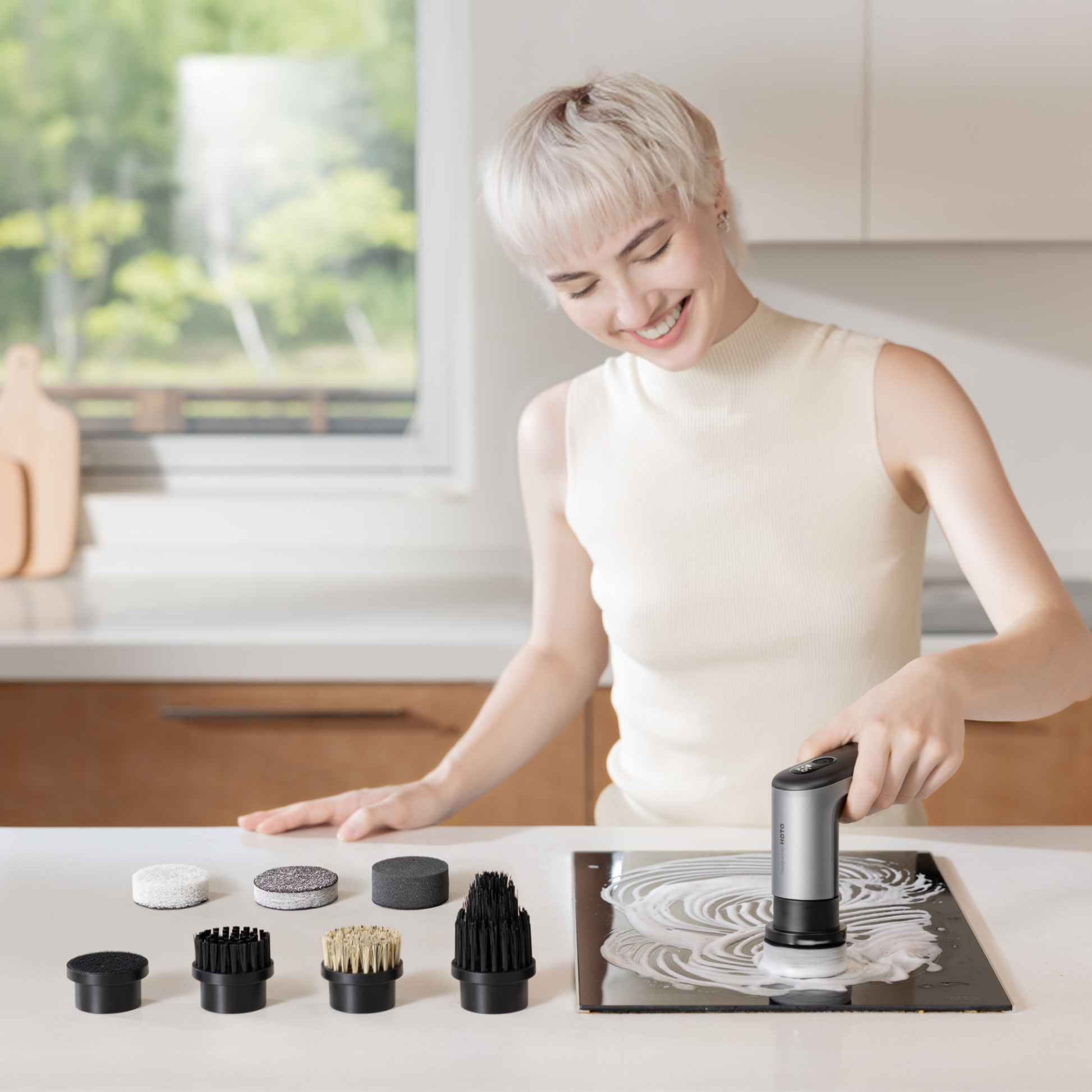 HOTO Grip™ Cordless Spin Scrubber-2