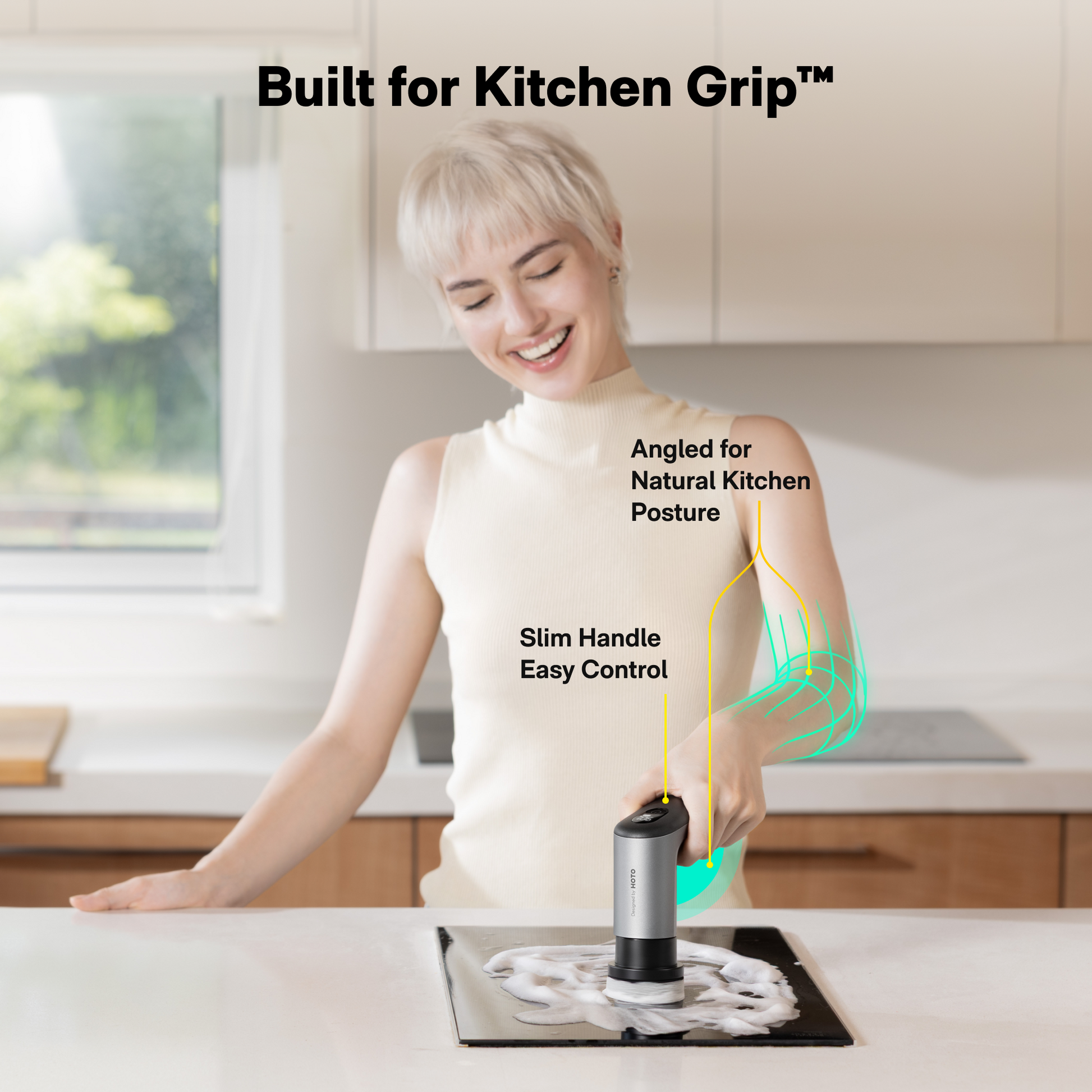 HOTO Grip™ Cordless Spin Scrubber-12