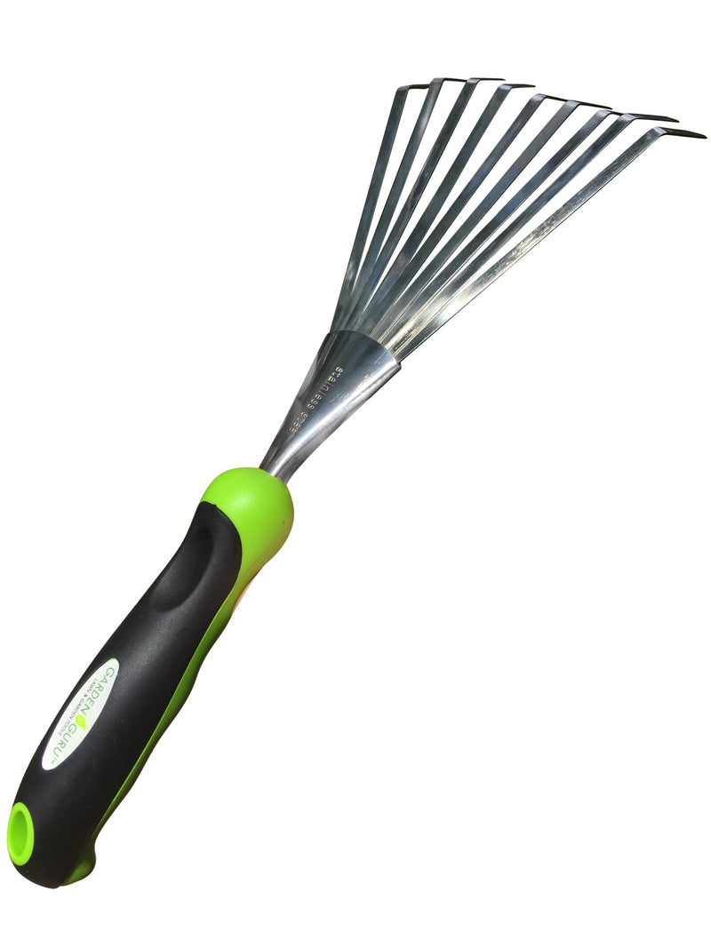 Stainless Steel Garden Hand Rake Tool-5