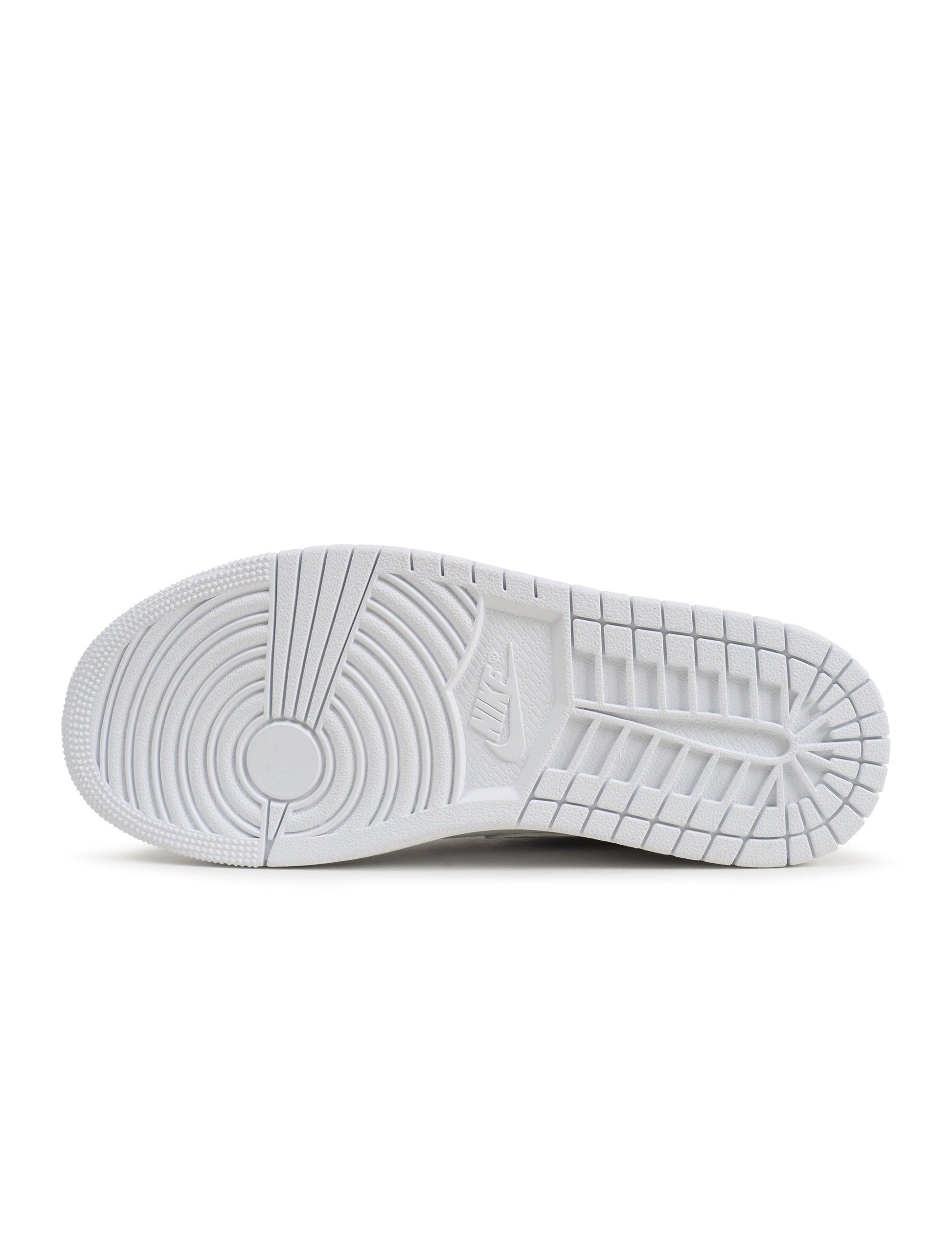 Air Jordan Mens 1 Mid - Triple White-4