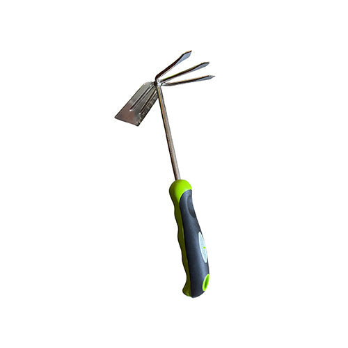 2-in-1 Garden Cultivator Rake Hoe Tiller Tool-1