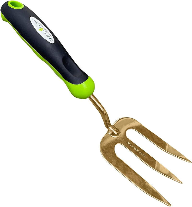 Titanium Hand Weeder Fork Tool-4
