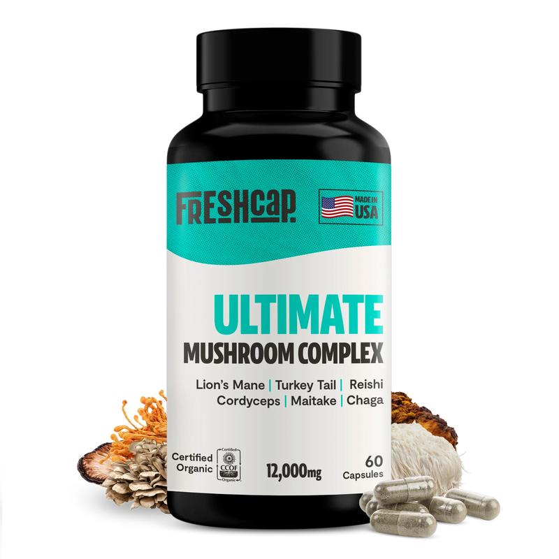 Organic Mushroom Complex Supplement Capsules-9