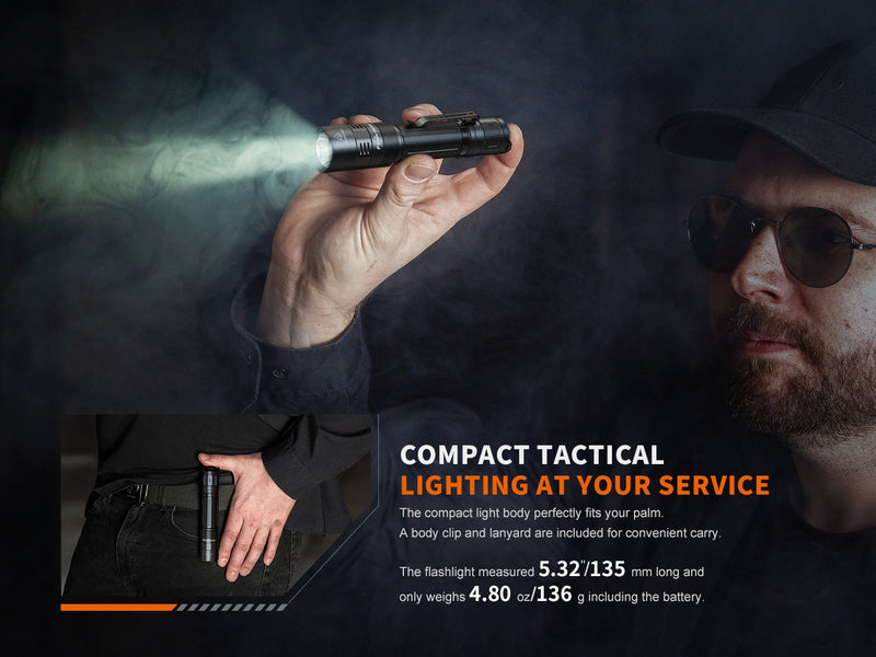 Fenix PD32R Rechargeable Silent Switch LED Flashlight-2