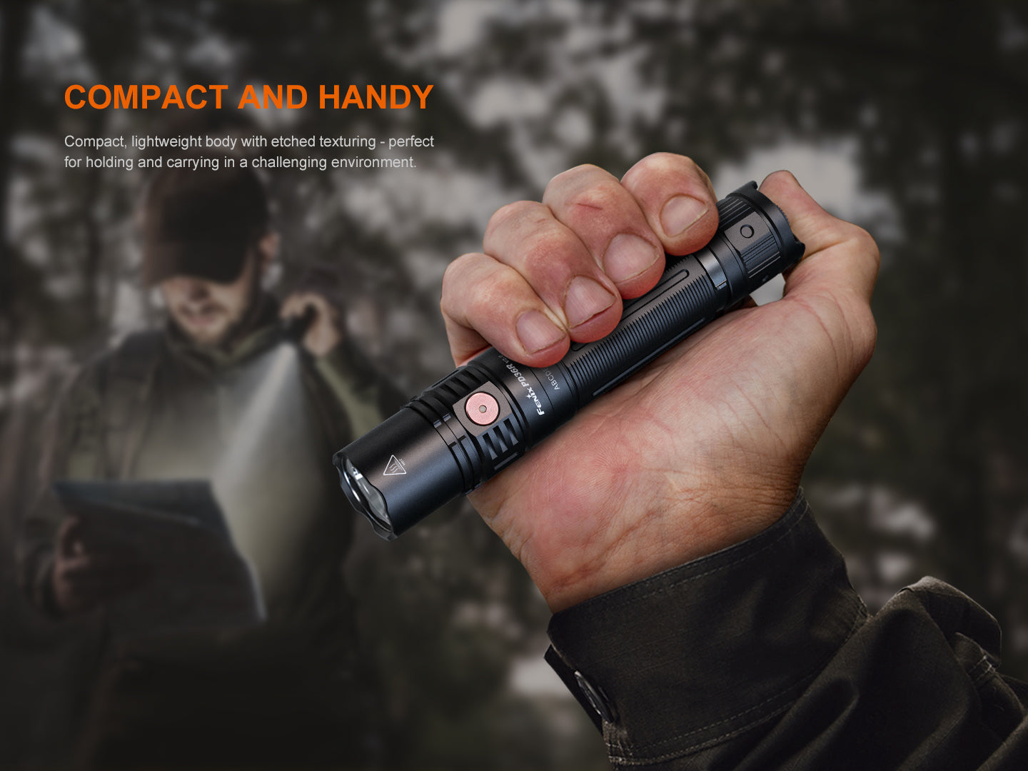 Fenix PD36R V2 Compact Rechargeable Tactical Flashlight - 1700 Lumens-2