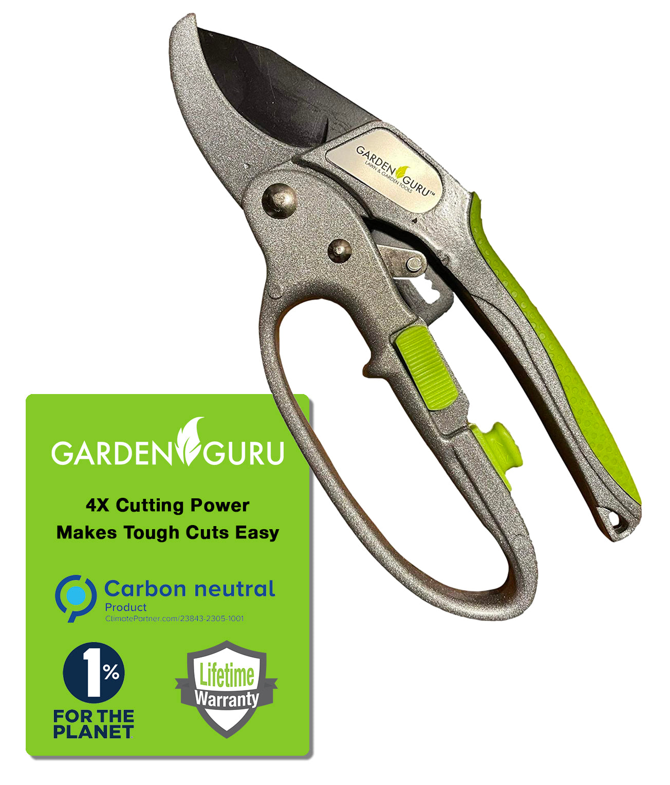 Ratchet Garden Pruning Shears Clippers Deluxe-2