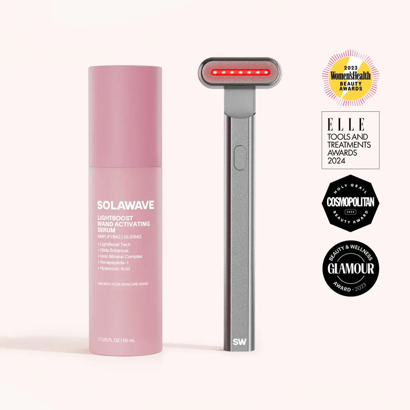 4-in-1 Red Light Therapy Wand & Activating Serum Kit-17