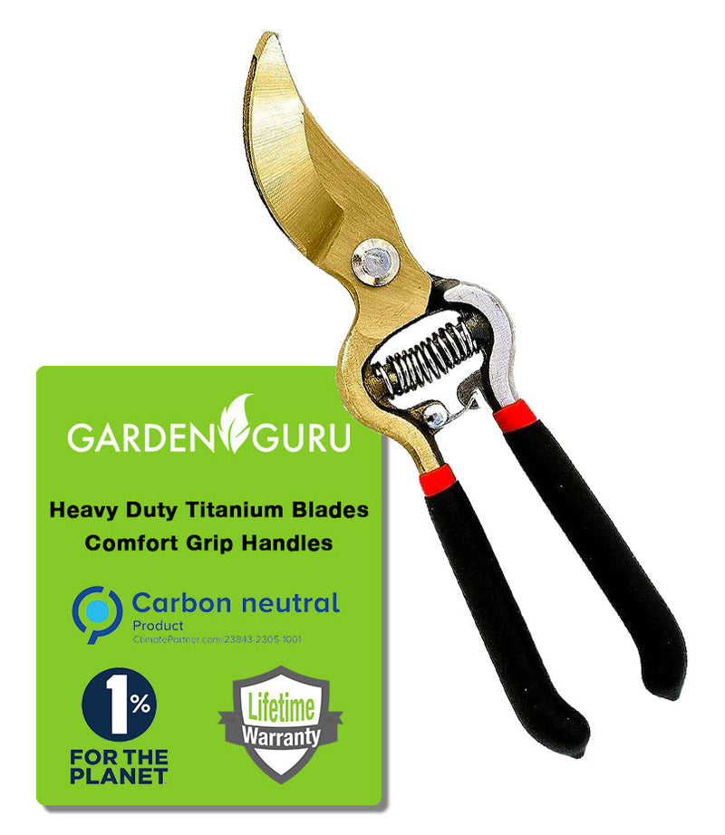 Titanium Bypass Garden Pruner Clippers-2