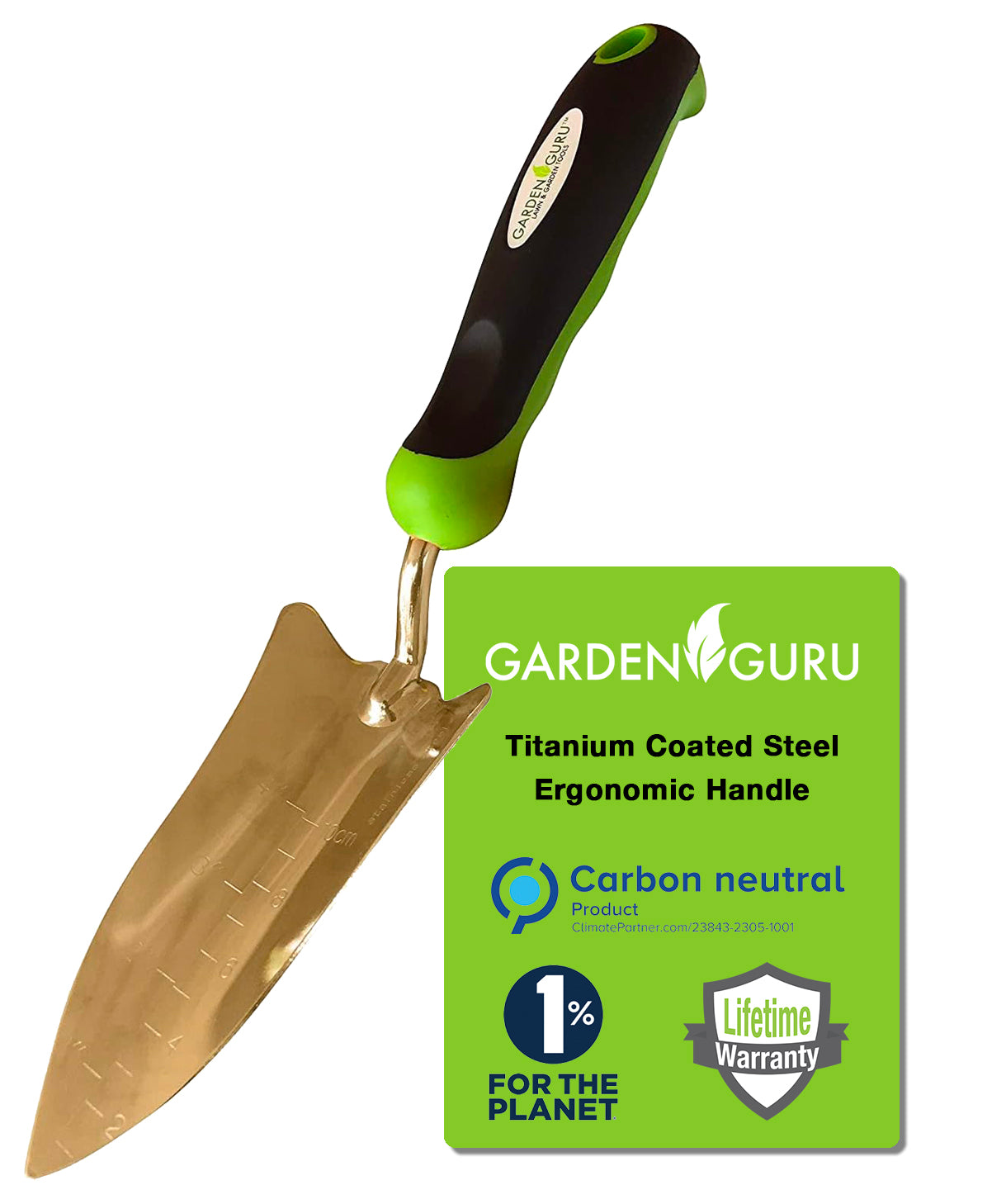 Titanium Garden Transplanter Trowel-2