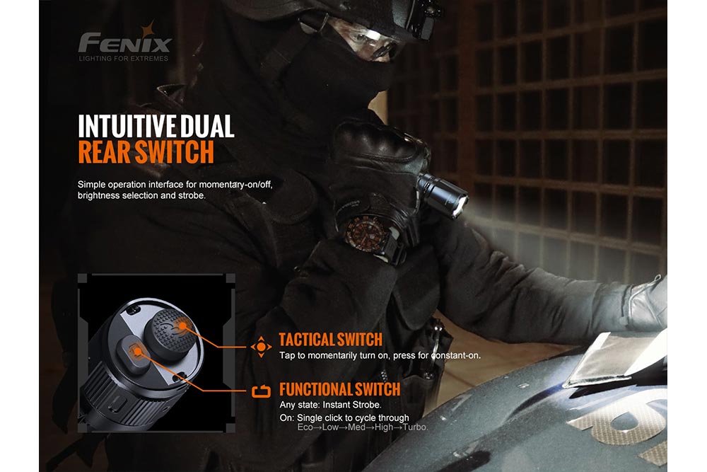 Fenix TK20R V2.0 Rechargeable Flashlight | 3000 lumens-4