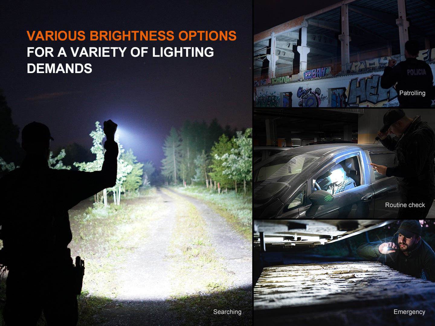 Fenix TK22R Rechargeable Tactical & Duty Flashlight-7