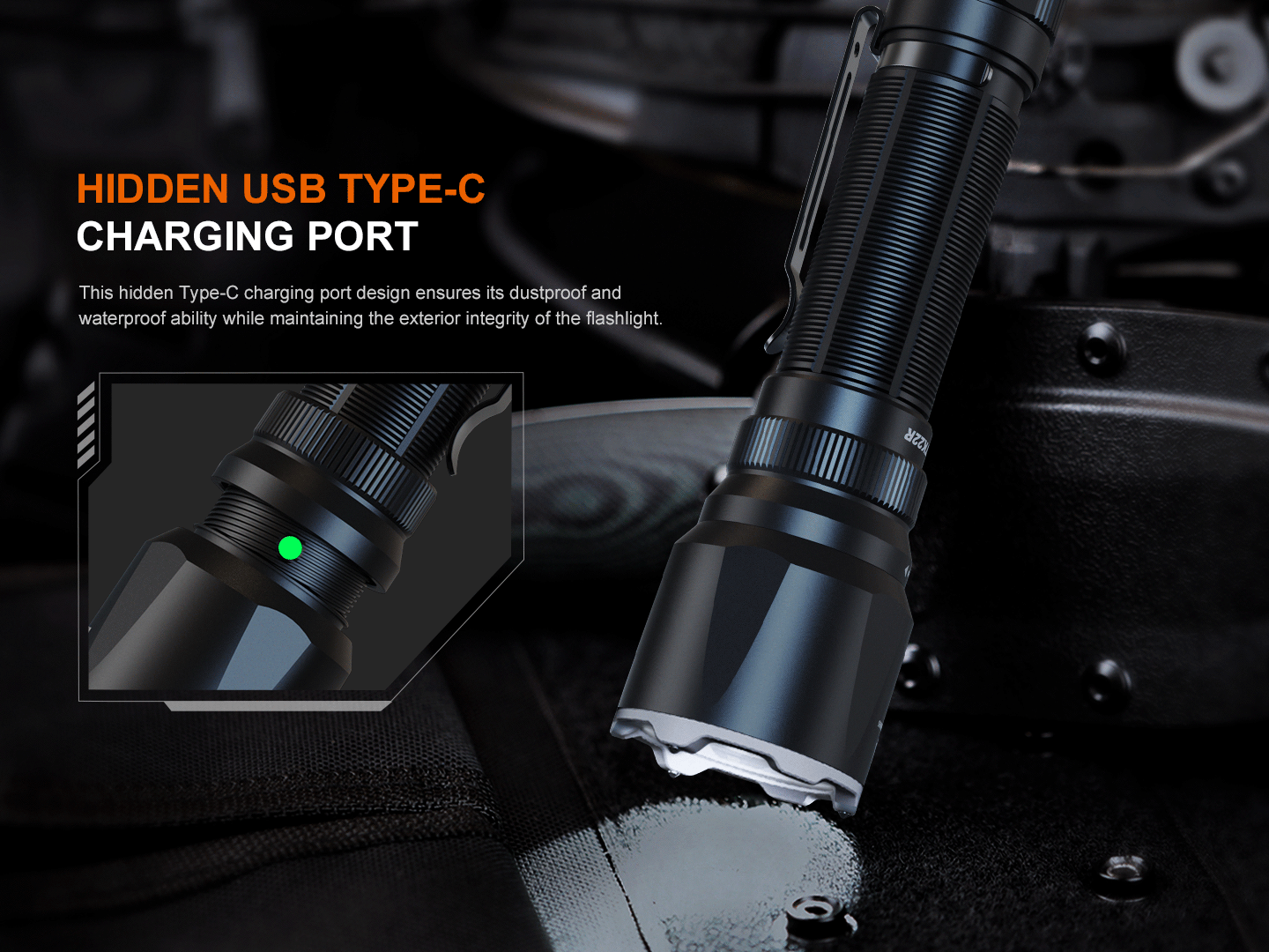 Fenix TK22R Rechargeable Tactical & Duty Flashlight-9