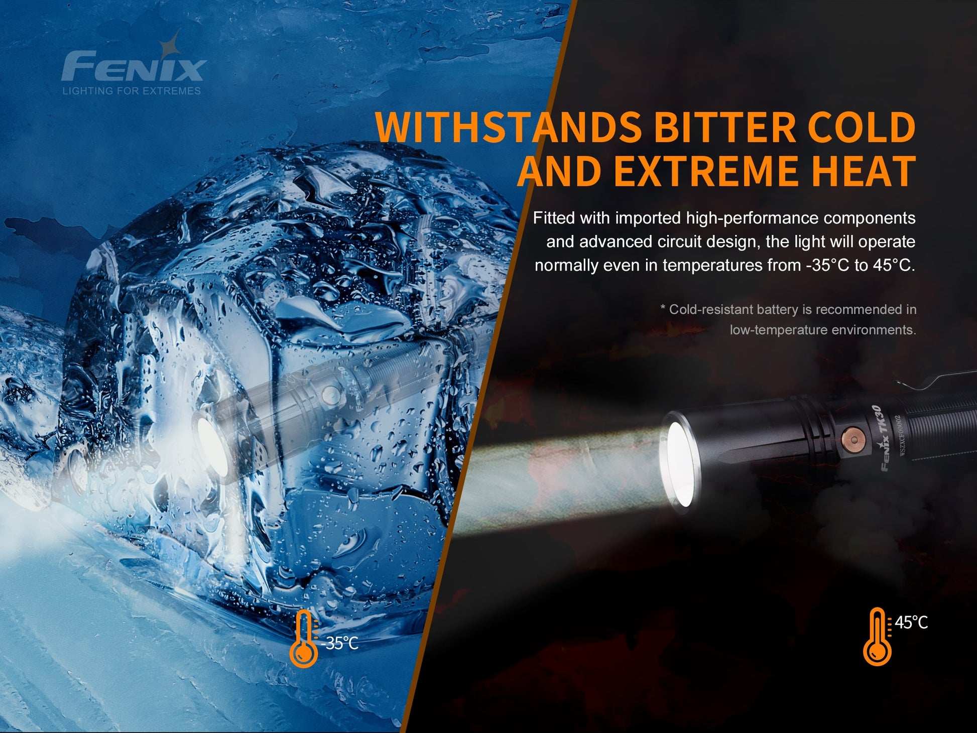 Fenix TK30 White Laser LED Flashlight-13