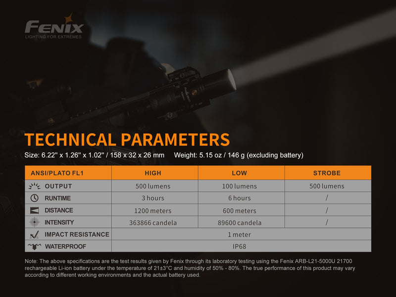 Fenix TK30 White Laser LED Flashlight-14