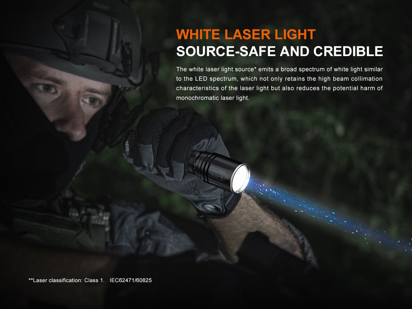 Fenix TK30R Tactical White Laser Rechargeable Flashlight-2