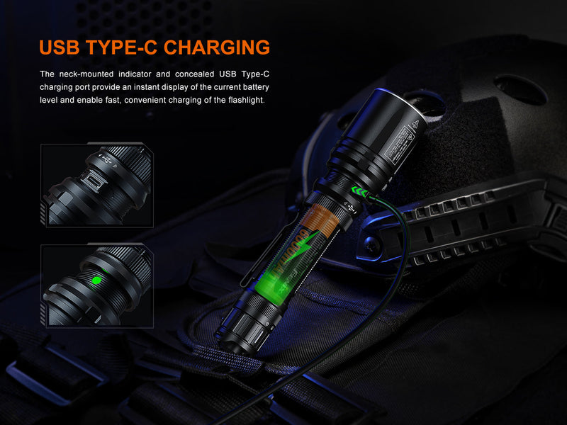 Fenix TK30R Tactical White Laser Rechargeable Flashlight-8