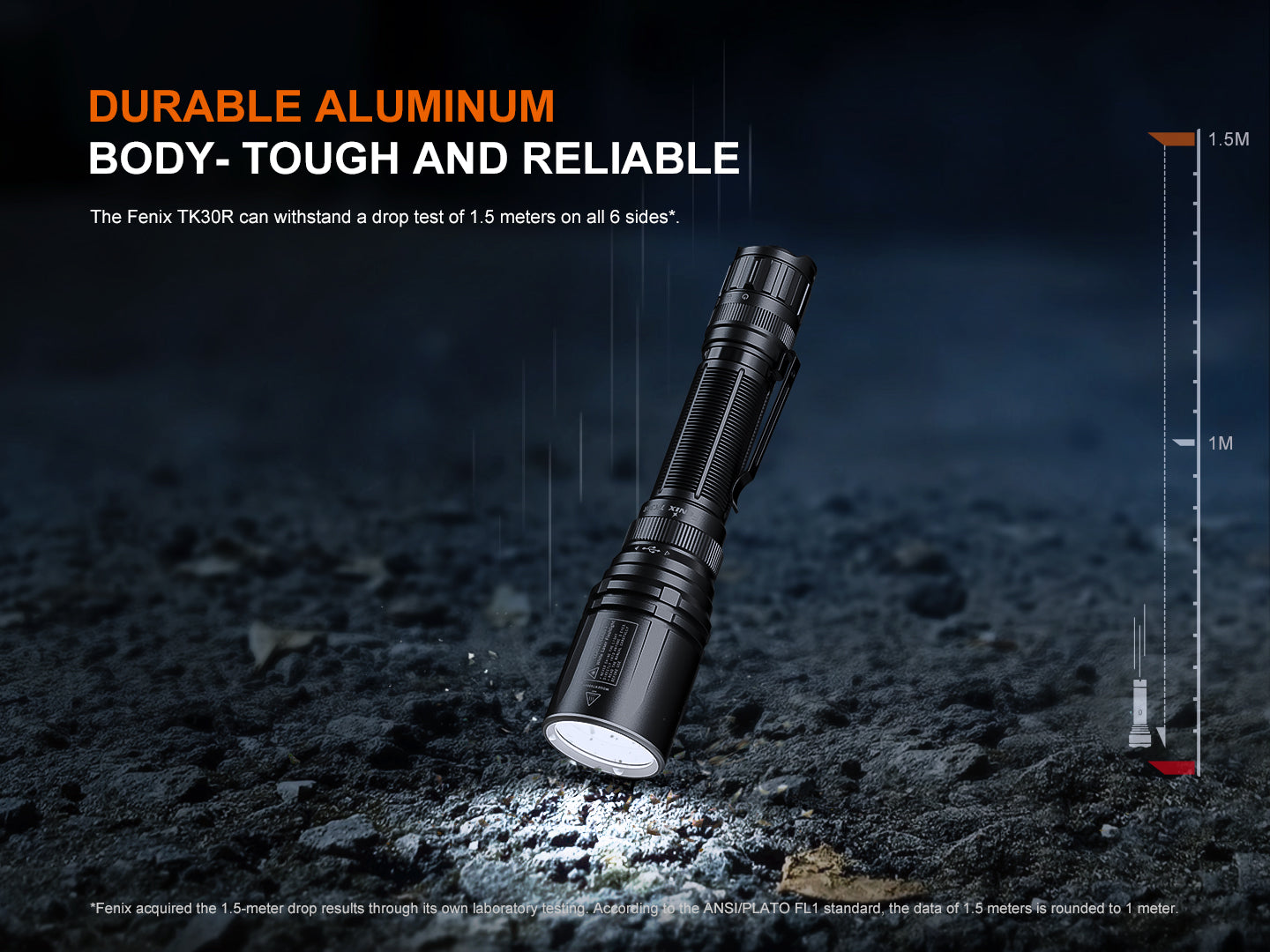Fenix TK30R Tactical White Laser Rechargeable Flashlight-5