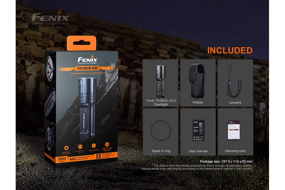 Fenix TK35UE V2.0 Flashlight - 5000 Lumens-17
