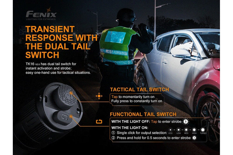 Fenix TK16 V2.0 Tactical Flashlight - 3100 Lumens-7