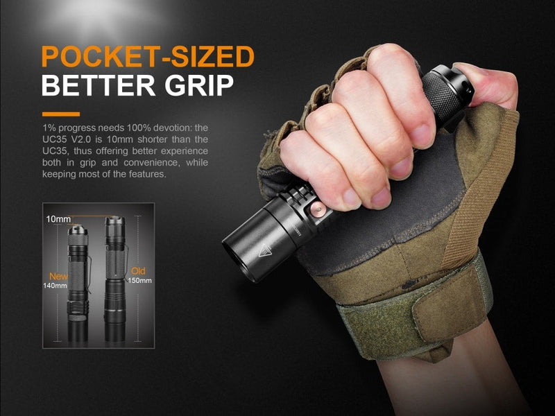 Fenix UC35 V2.0 LED Rechargeable EDC Flashlight-2