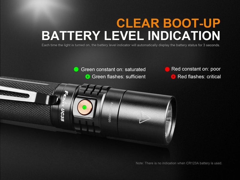 Fenix UC35 V2.0 LED Rechargeable EDC Flashlight-9