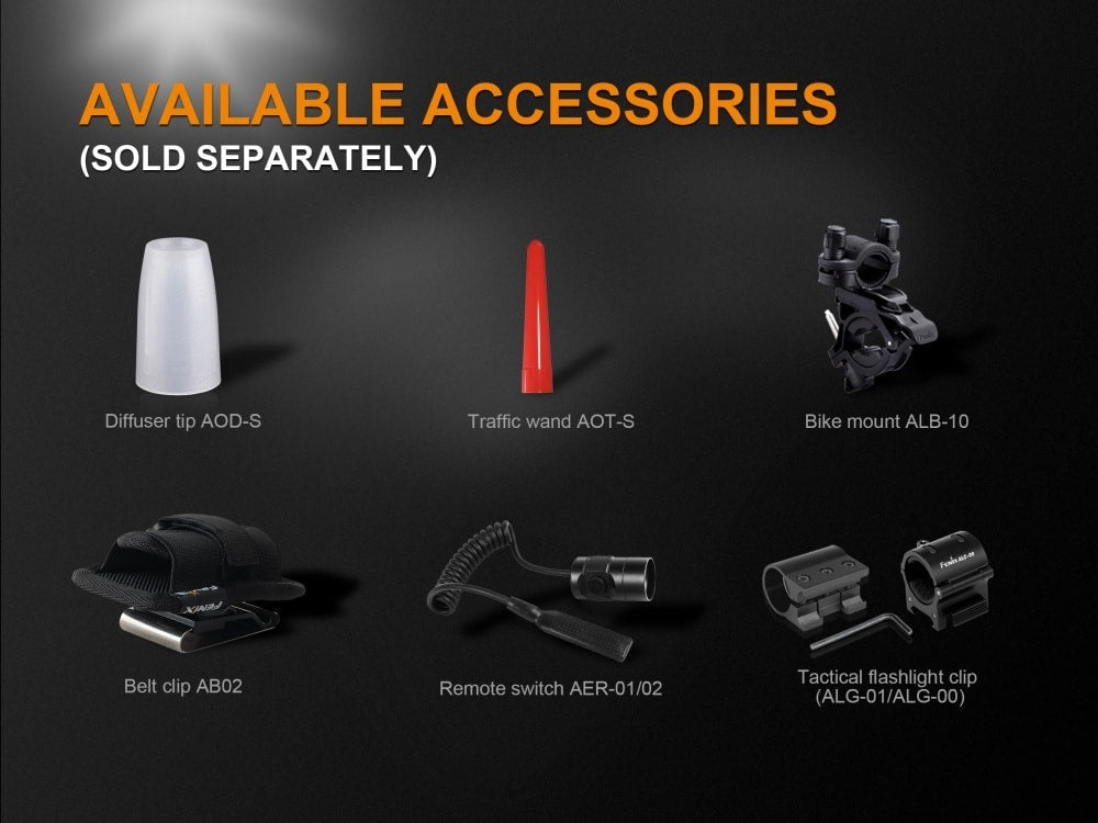 Fenix UC35 V2.0 LED Rechargeable EDC Flashlight-12