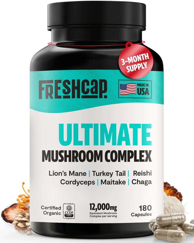 Organic Mushroom Complex Supplement Capsules-18