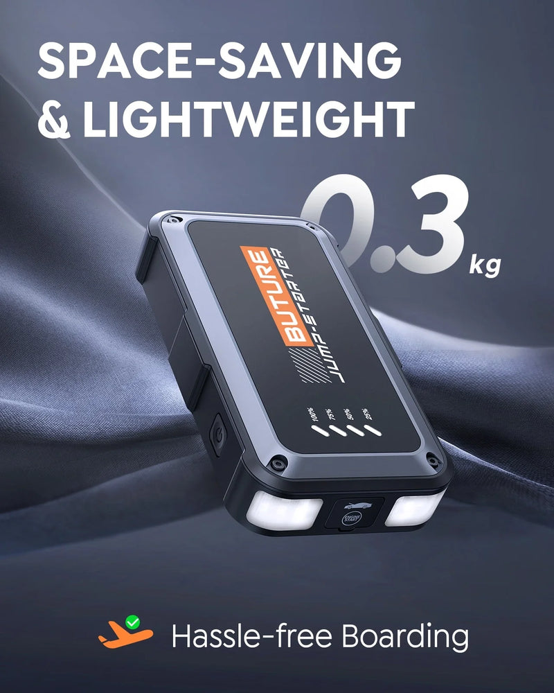 Buture Beta08 Car Jump Starter 3000A丨Compact Size, Air Travel Friendly-4
