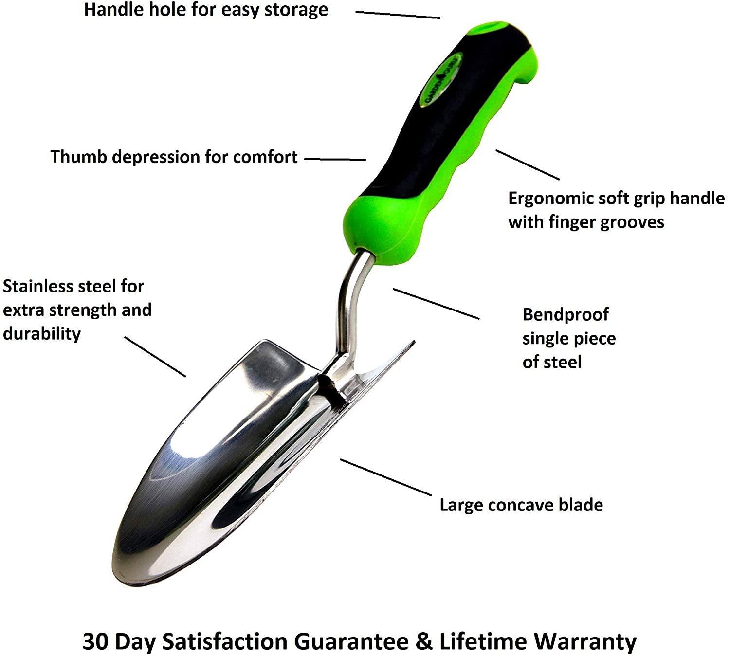 Stainless Steel Garden Trowel-4
