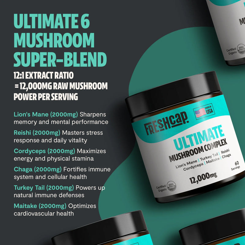 Organic Mushroom Extract Powder Blend-11
