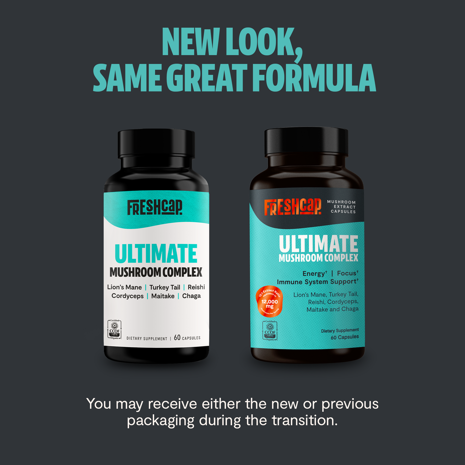 Organic Mushroom Complex Supplement Capsules-2