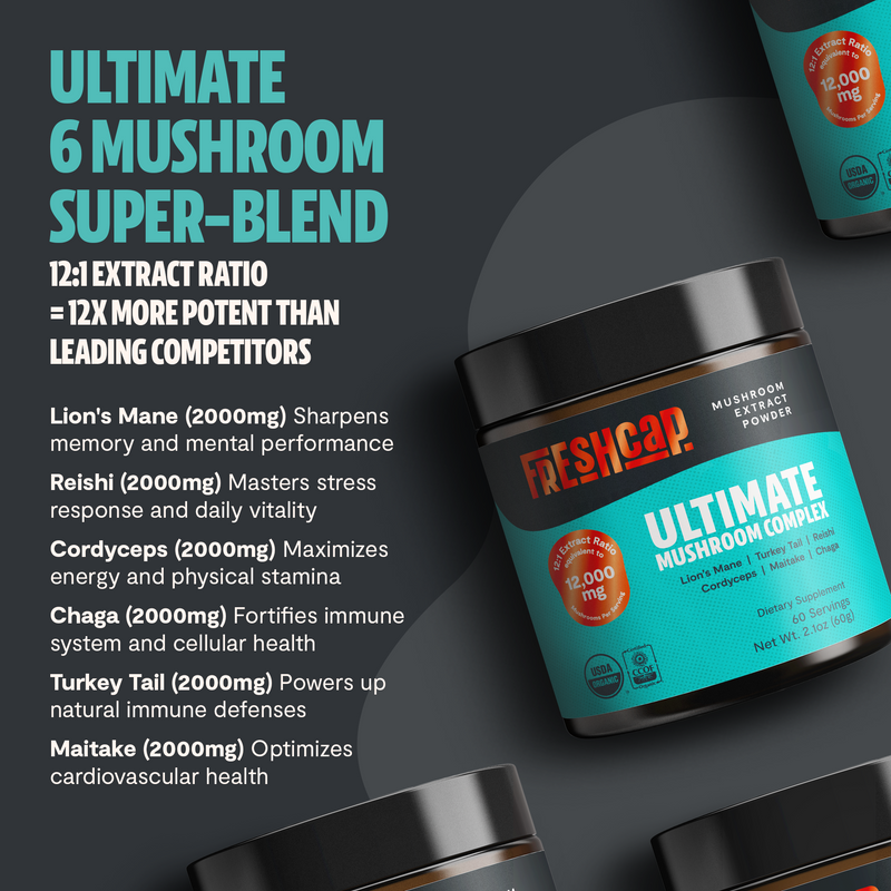 Organic Mushroom Extract Powder Blend-3