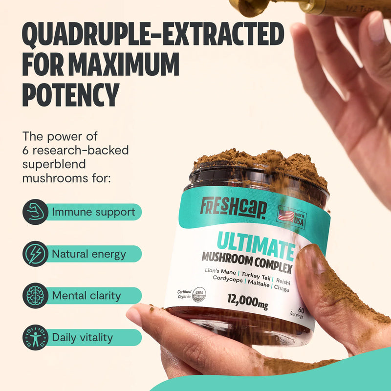 Organic Mushroom Extract Powder Blend-12