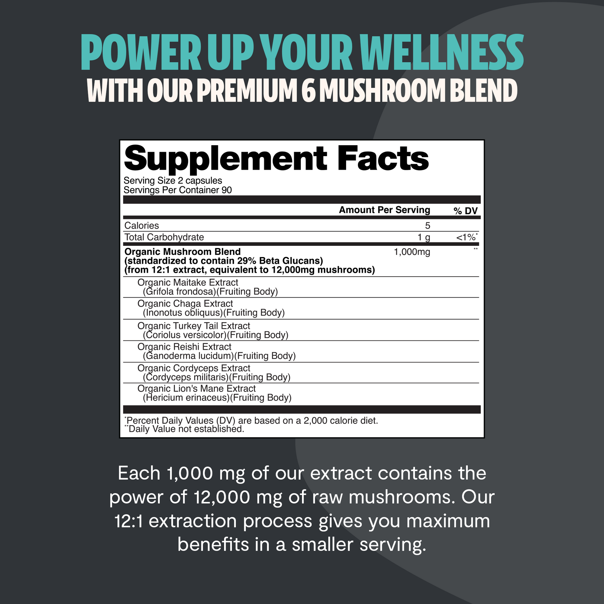 Organic Mushroom Complex Supplement Capsules-27